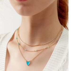 NWT - Urban Outfitters Ashbury Peace And Love Layering
Necklace Set